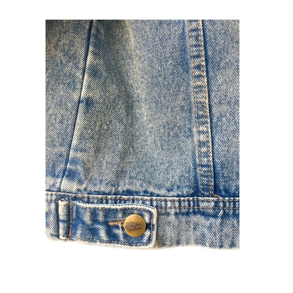 Caution To The Wind Light Blue Denim Jacket - Size M - Picture 7 of 7